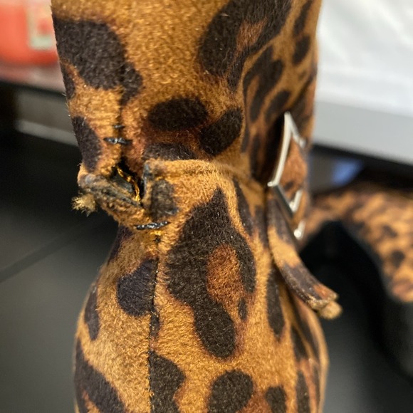 Women's Cheetah Print Boots‎ Size 10 (42) - Picture 9 of 10